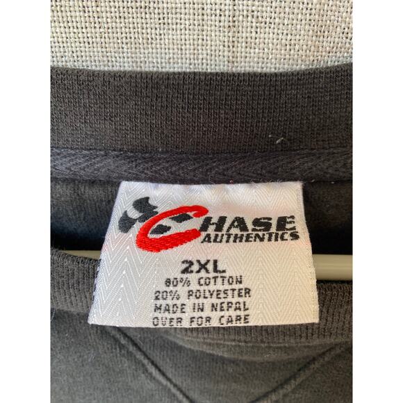 Vintage 90s Black UPS Racing Sweatshirt NASCAR Robert Yeats Size 2XL - Picture 2 of 6